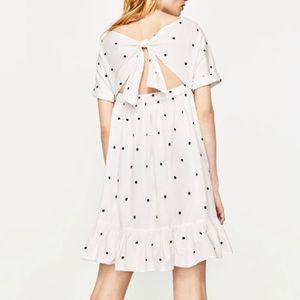 Zara Polka dot shift dress